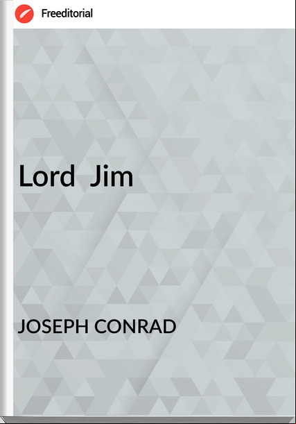 JOSEPH CONRAD - Lord  Jim